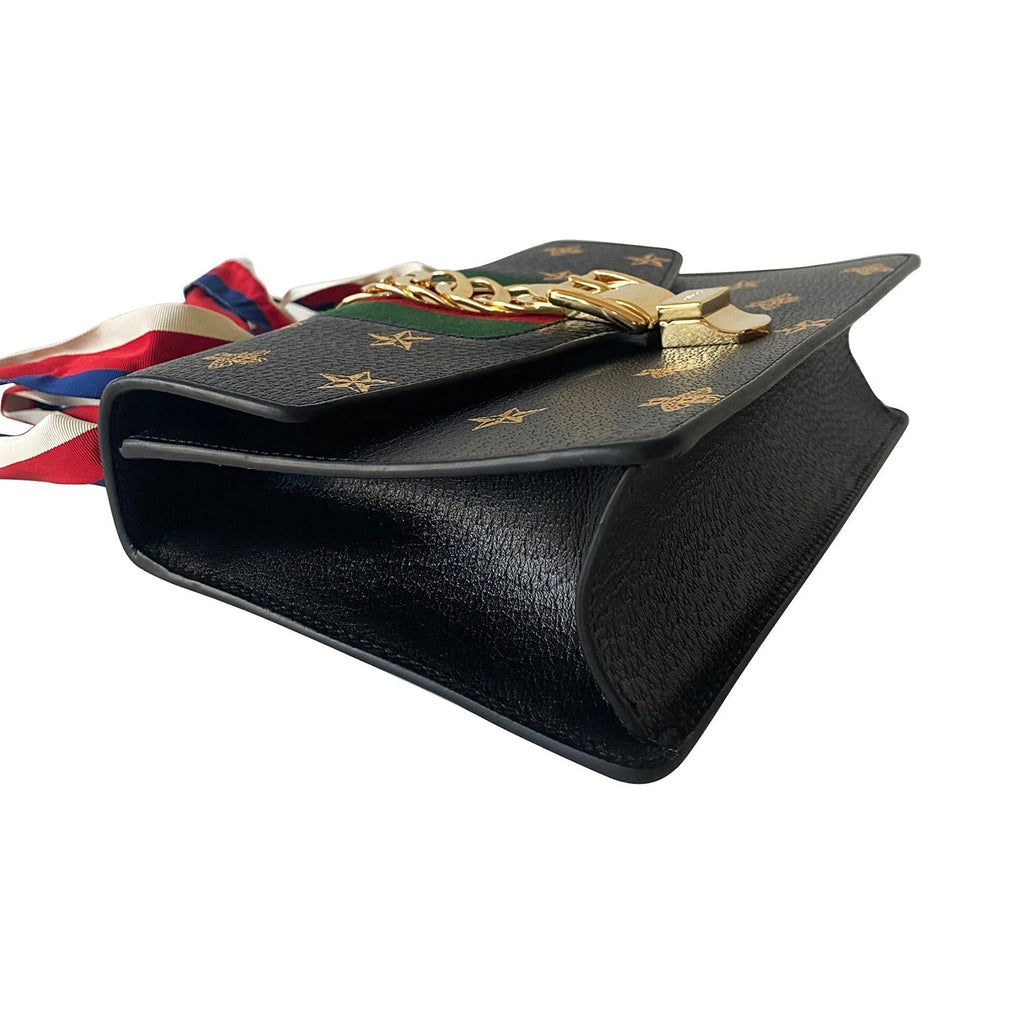 Gucci Small SyLouis Vuittonie Embroidered Shoulder Bag
