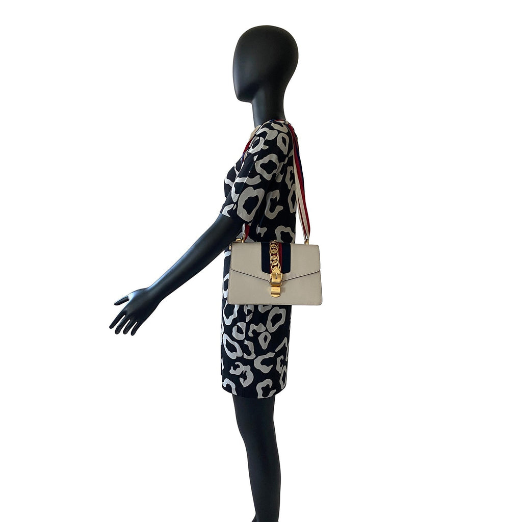 Gucci Small SyLouis Vuittonie Leather Shoulder Bag