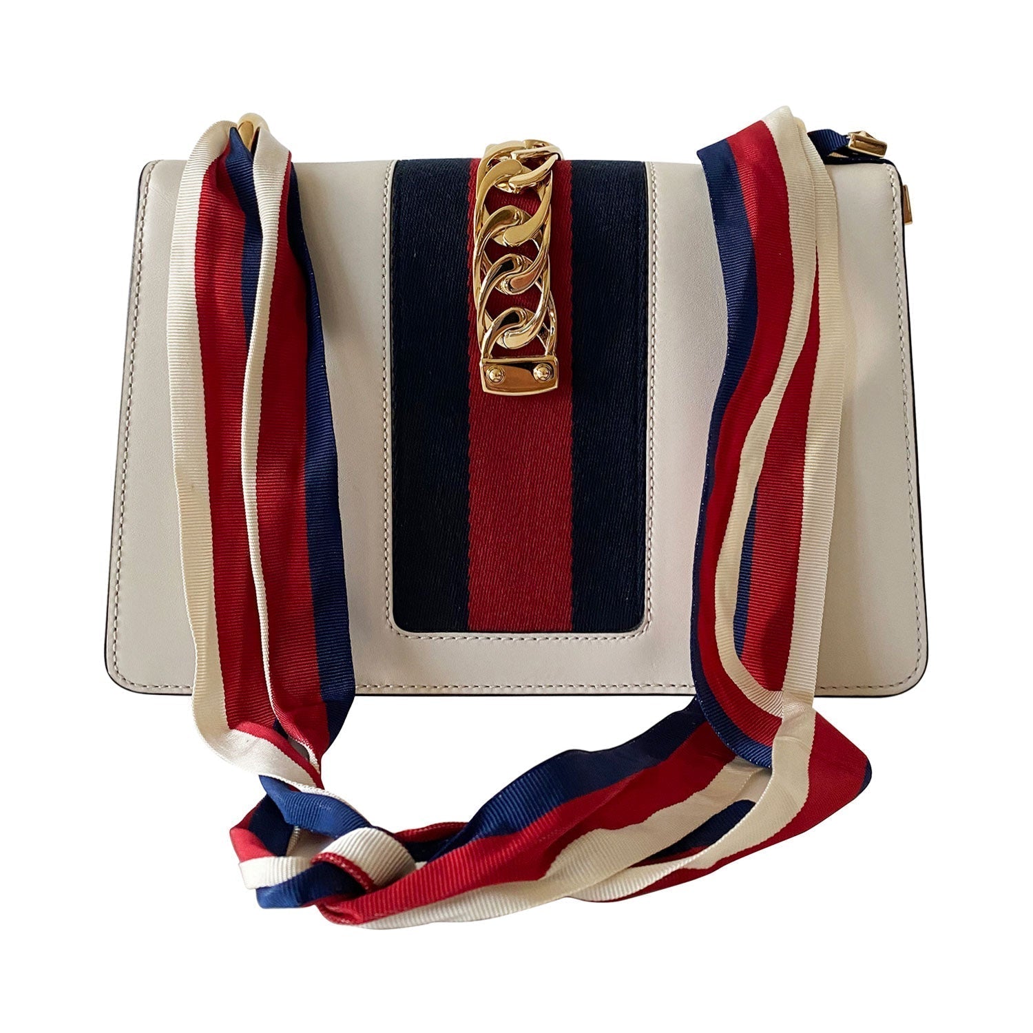Gucci Small SyLouis Vuittonie Leather Shoulder Bag