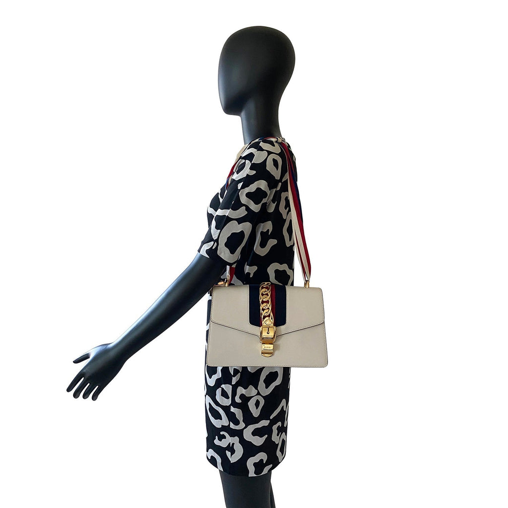 Gucci Small SyLouis Vuittonie Leather Shoulder Bag