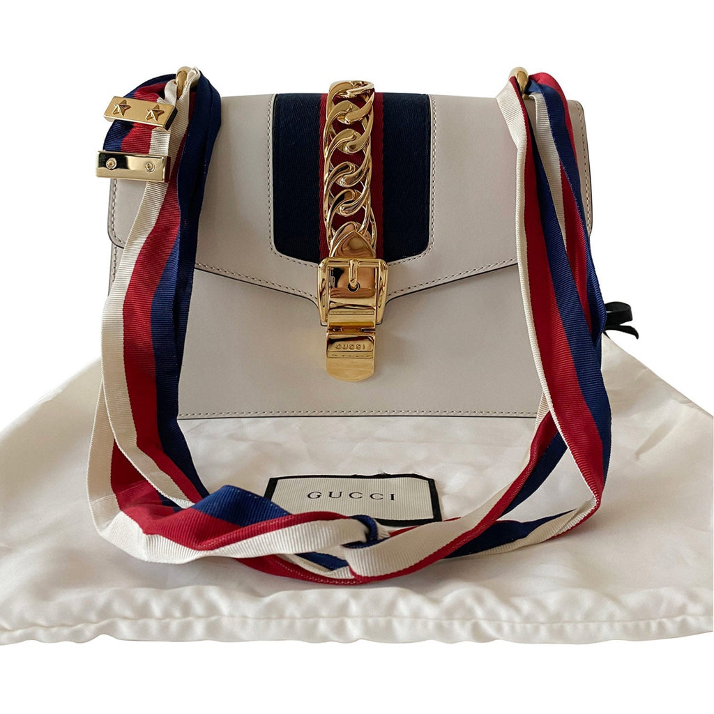 Gucci Small SyLouis Vuittonie Leather Shoulder Bag