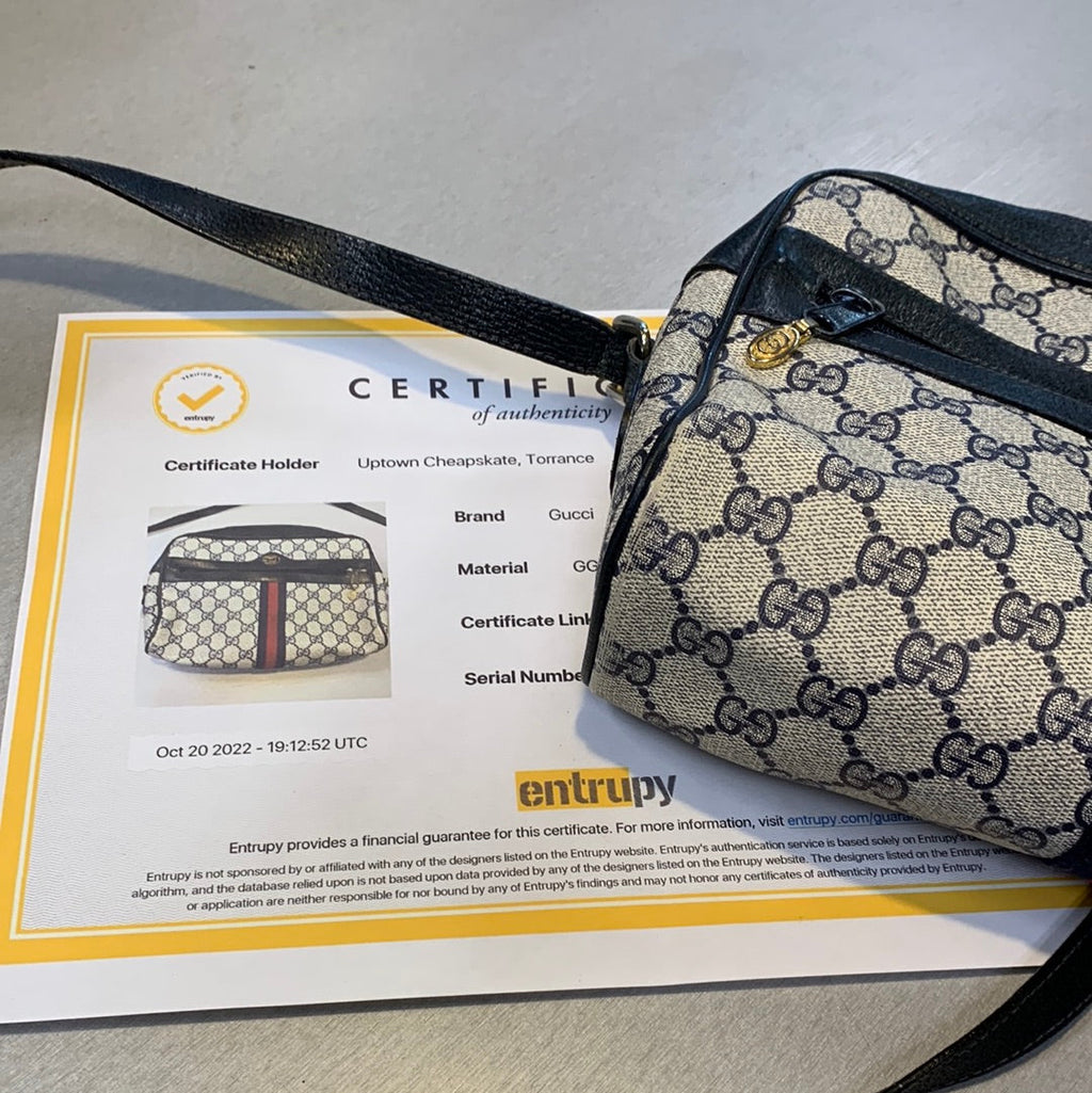 Gucci Vintage OphiDiora Gucci Supreme Crossbody Bag