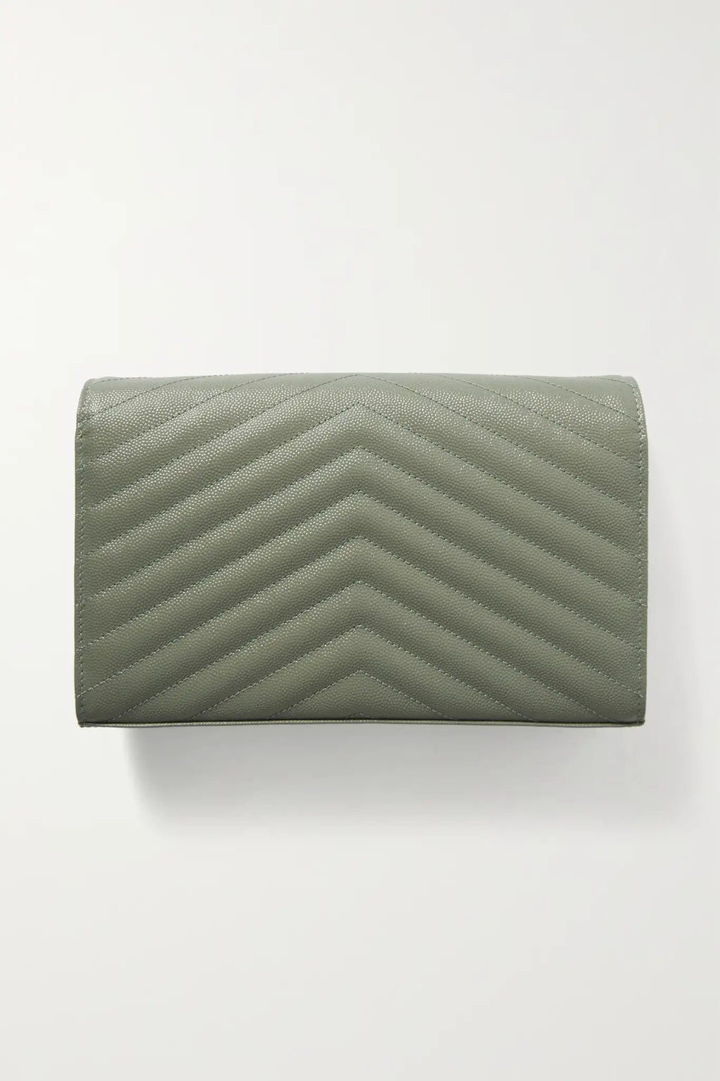 SAINT LAURENT Monogramme quilted textured-leather shoulder bag