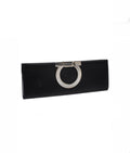 SaLouis Vuittonatore Ferragamo Black Patent Clutch Bag