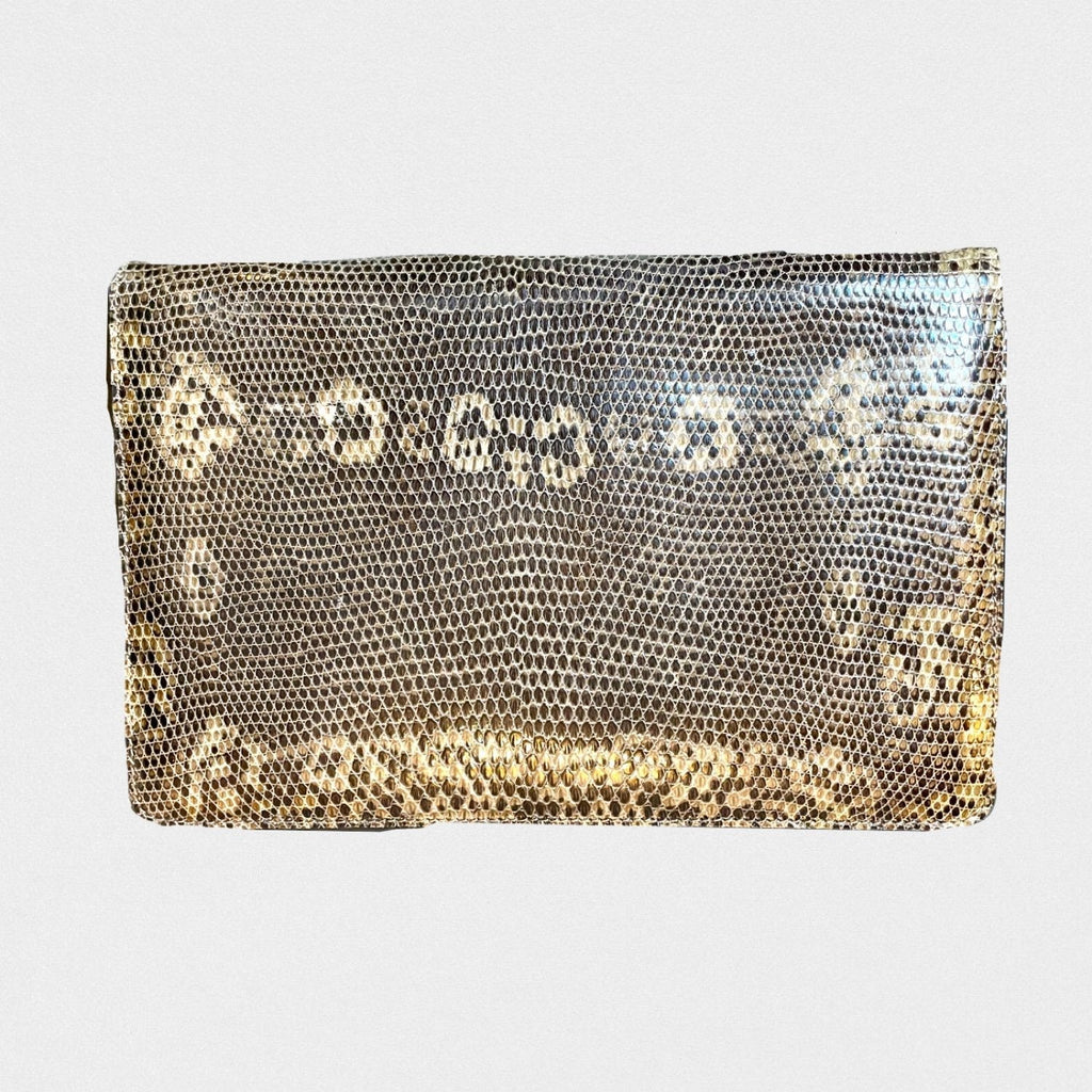 Celineline lizard shoulder bag - 1990s