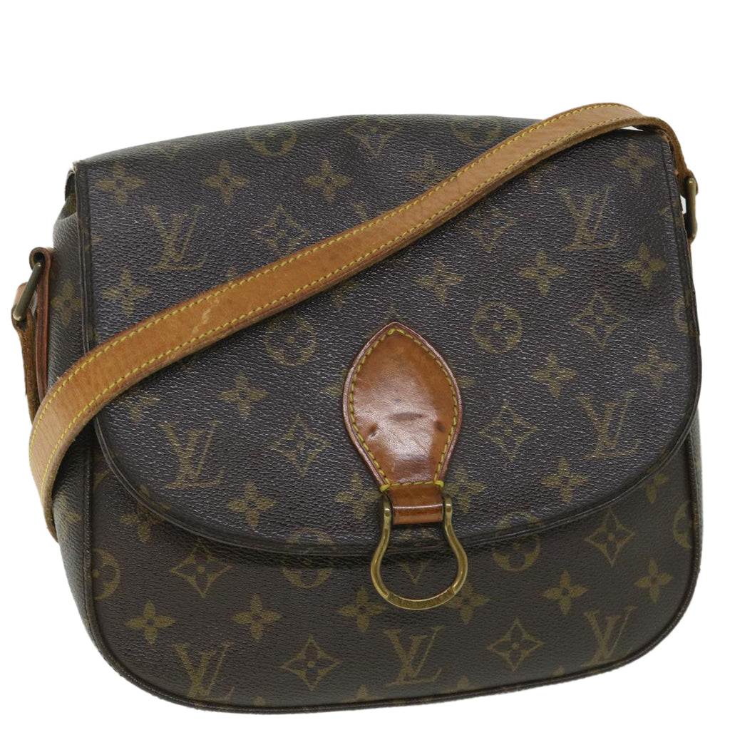 LOUIS VUITTON Monogram Saint Cloud GM Shoulder Bag M51242 LV Auth ki3522