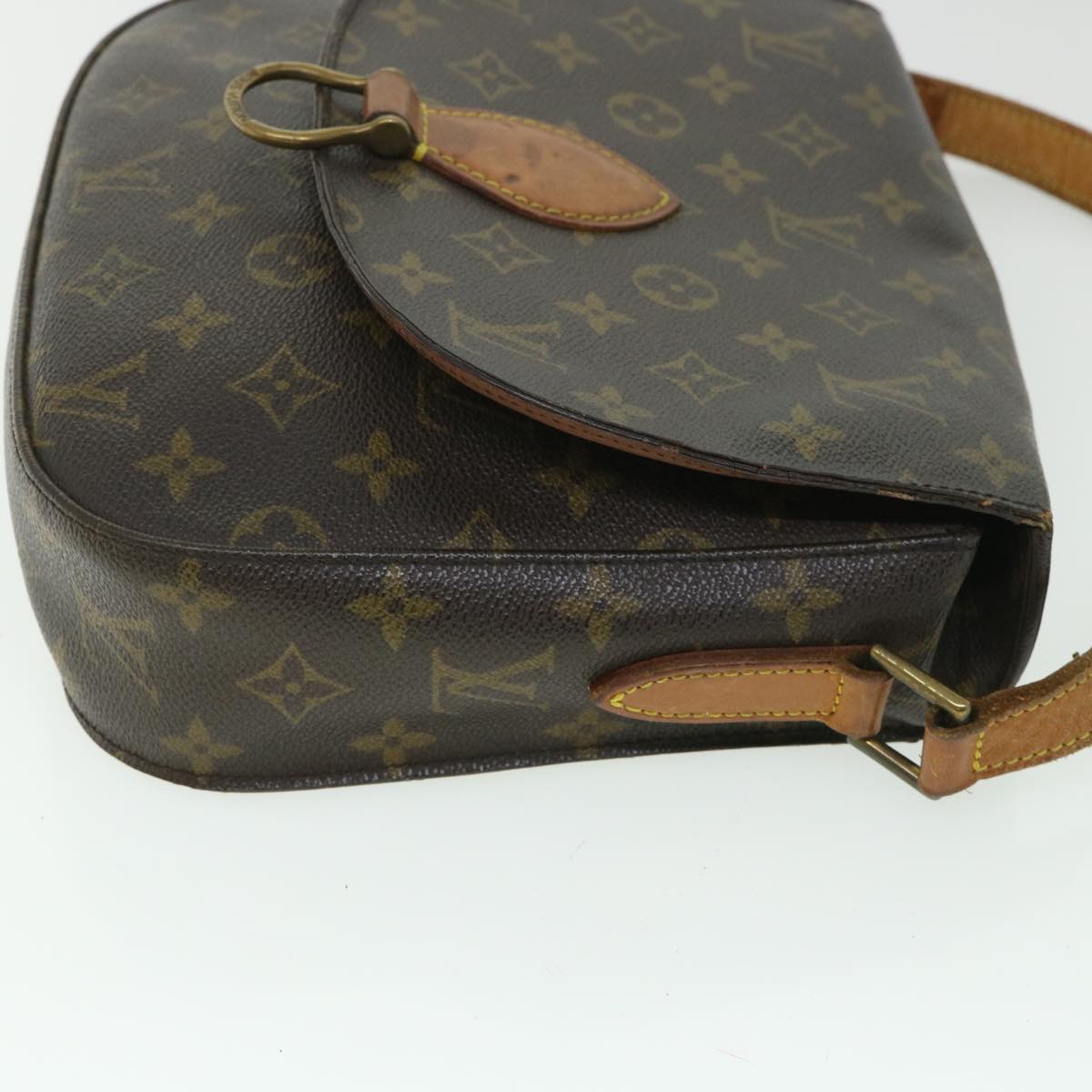LOUIS VUITTON Monogram Saint Cloud GM Shoulder Bag M51242 LV Auth ki3522