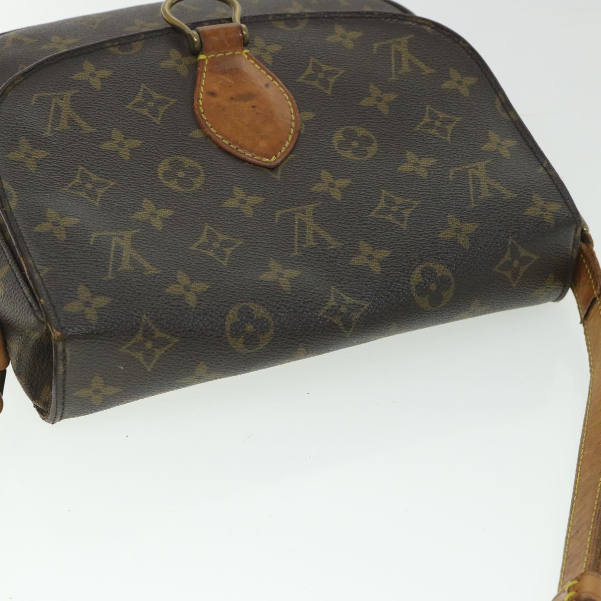 LOUIS VUITTON Monogram Saint Cloud GM Shoulder Bag M51242 LV Auth ki3522