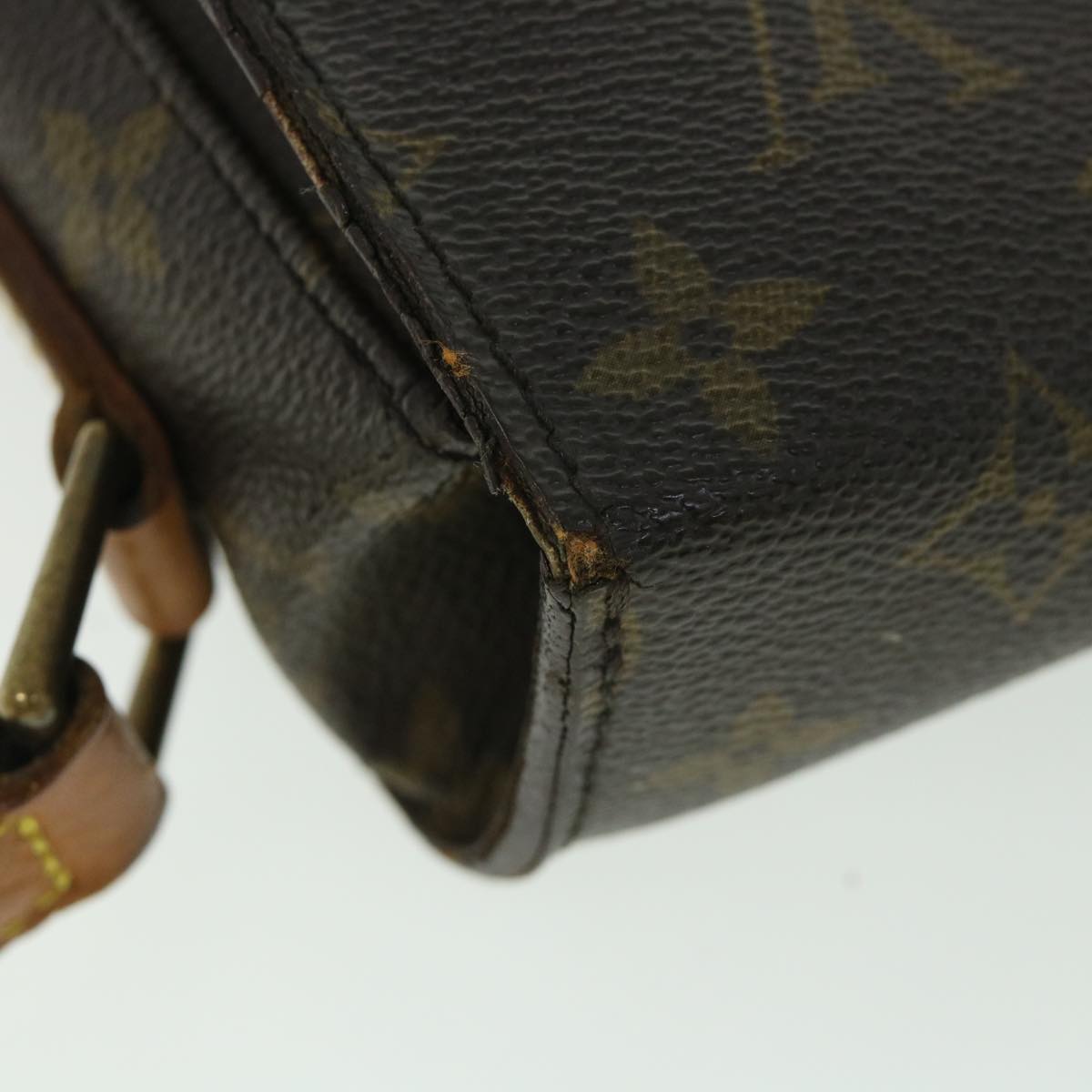 LOUIS VUITTON Monogram Saint Cloud GM Shoulder Bag M51242 LV Auth ki3522
