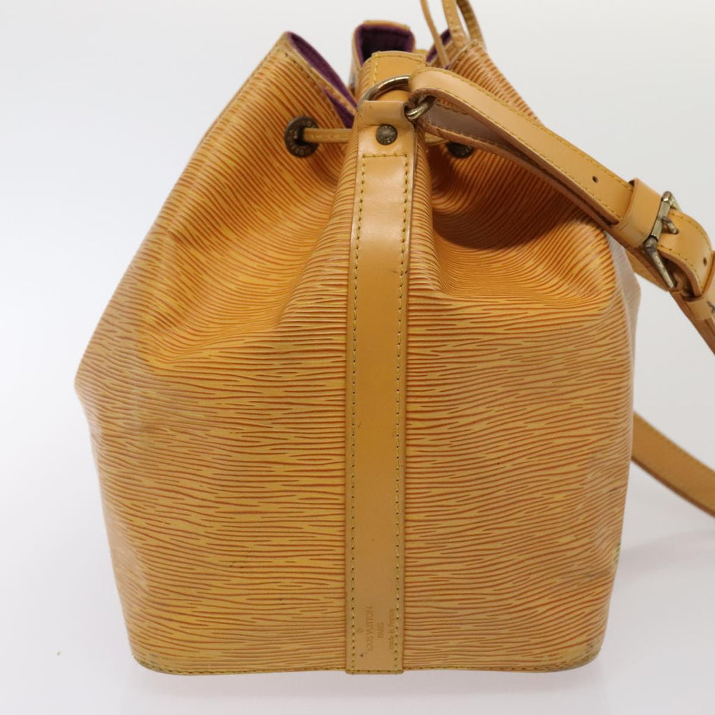 LOUIS VUITTON Epi Petit Noe Shoulder Bag Yellow M44102 LV Auth ki4864