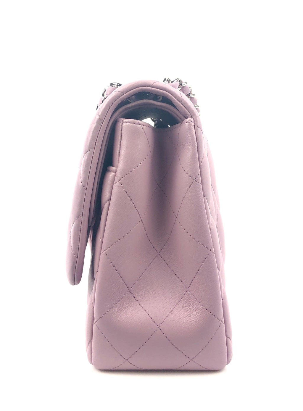 Chanel Lavender Lambskin Jumbo Classic Flap
