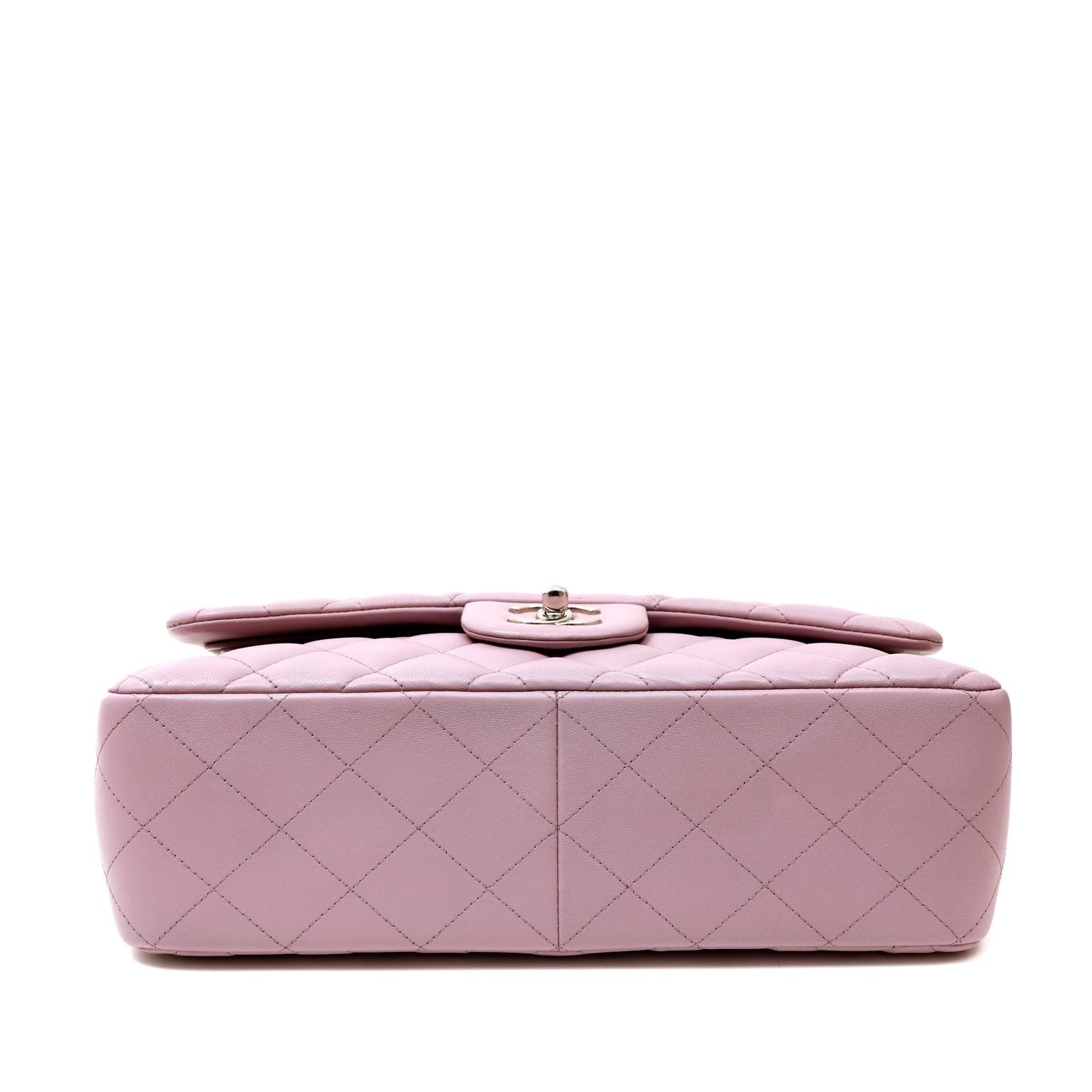 Chanel Lavender Lambskin Jumbo Classic Flap