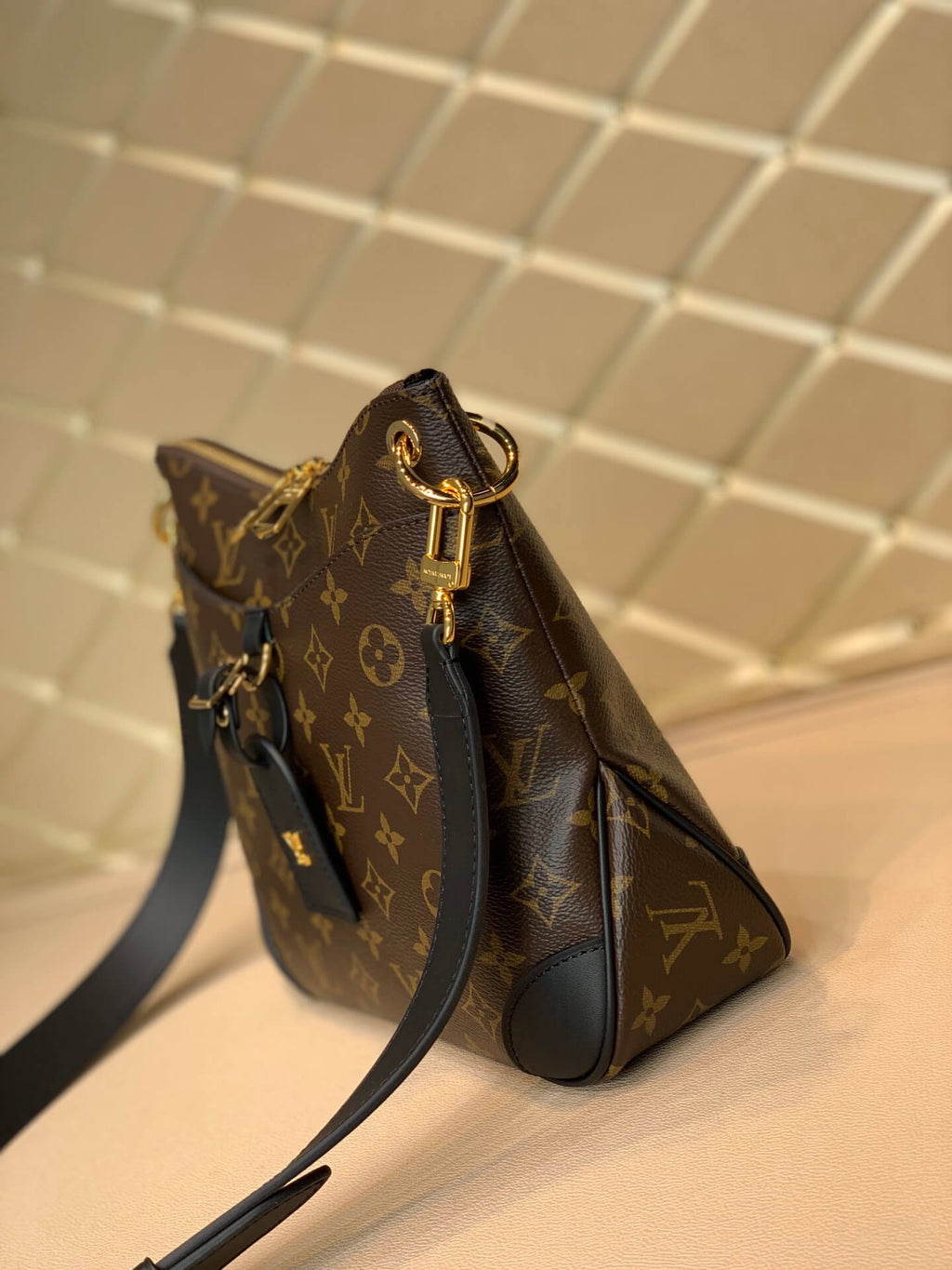 M45353 ODÉON PM monogram black shoulder bag cross body bags 28CM