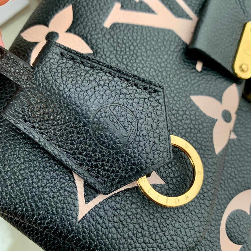 M45978 MADELEINE 24cm/BB 30cm/MM black Monogram Empreinte Silk screen