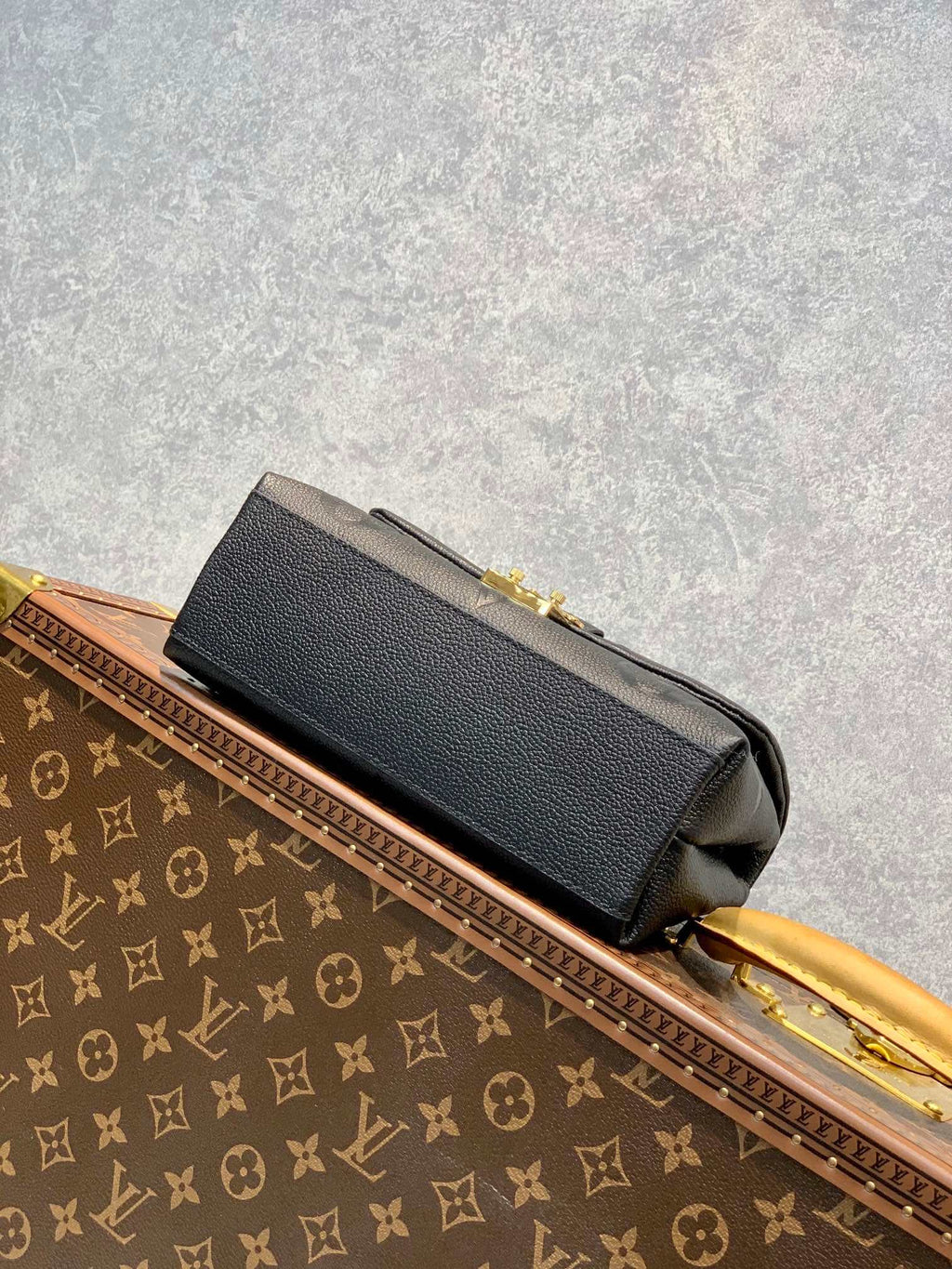 M46008 MADELEINE BB black Monogram Empreinte small size 24cm