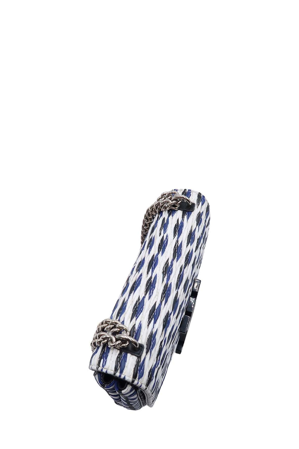 Chain Louise Smock Clutch Blue, Multi