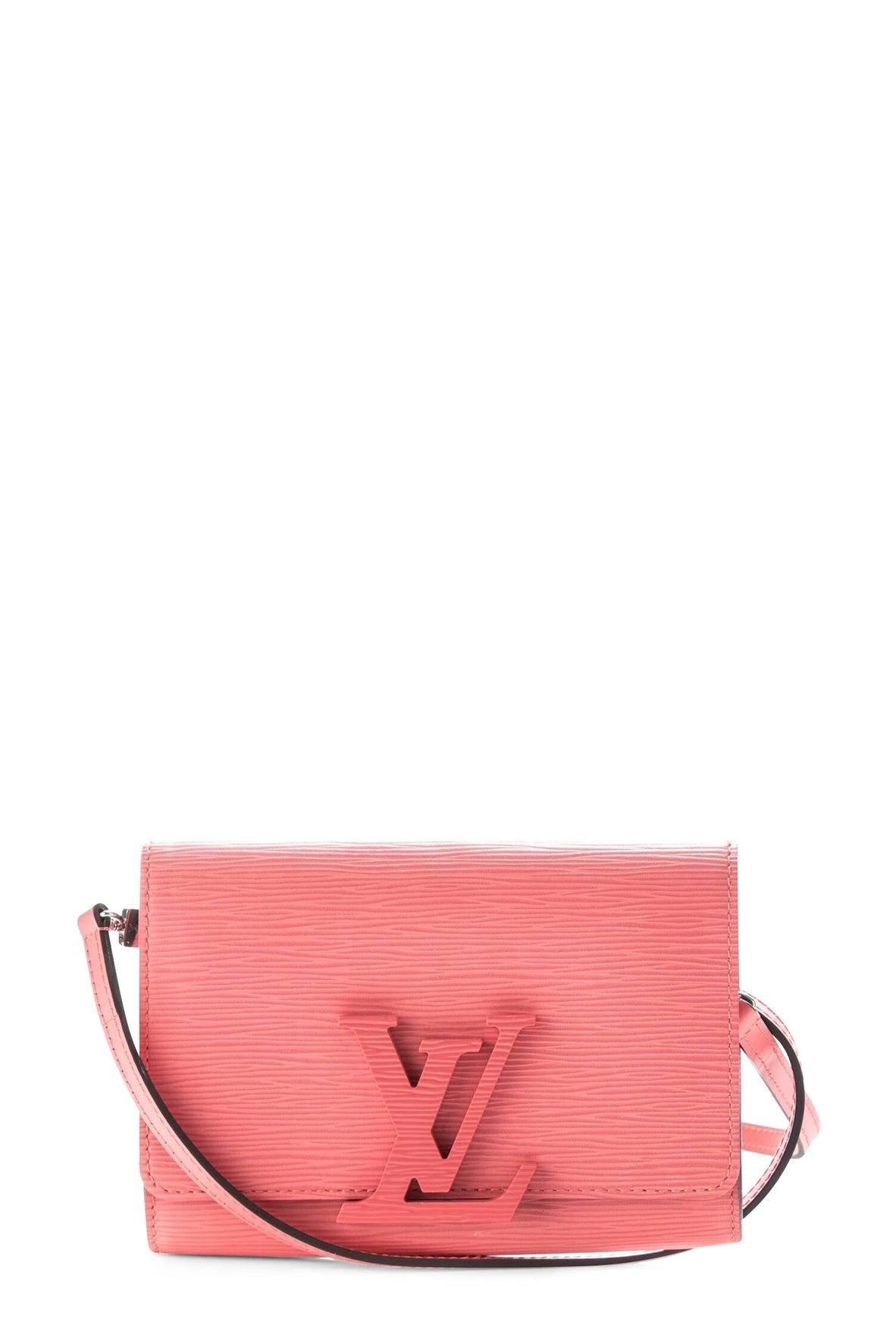 Epi Louise Clutch Coral with Strap