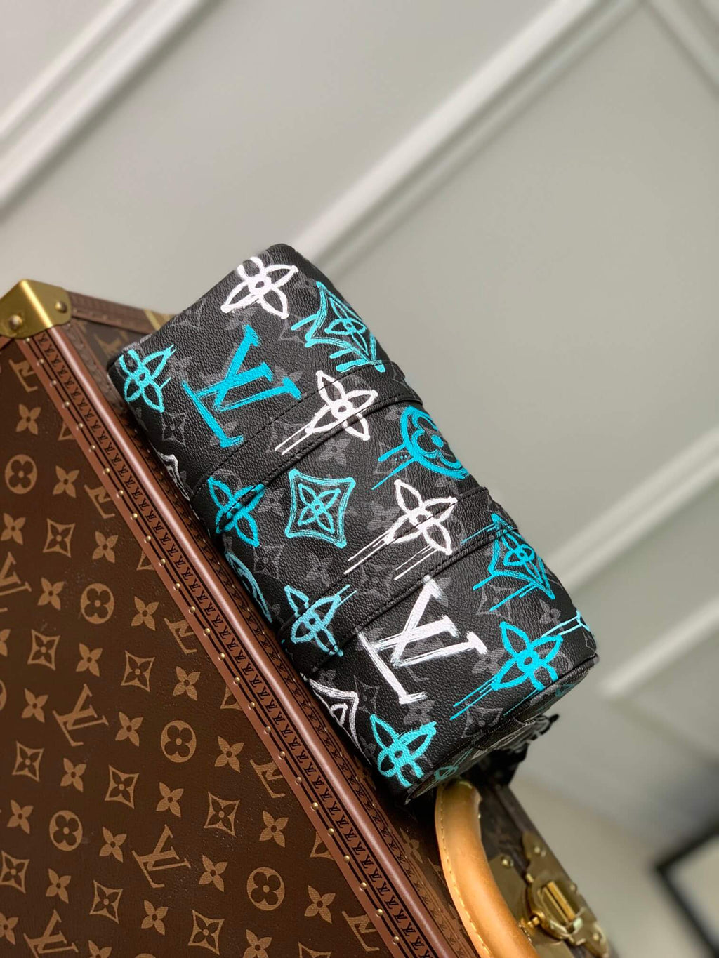 M21399 KEEPALL BANDOULIÈRE 25 Monogram brown
