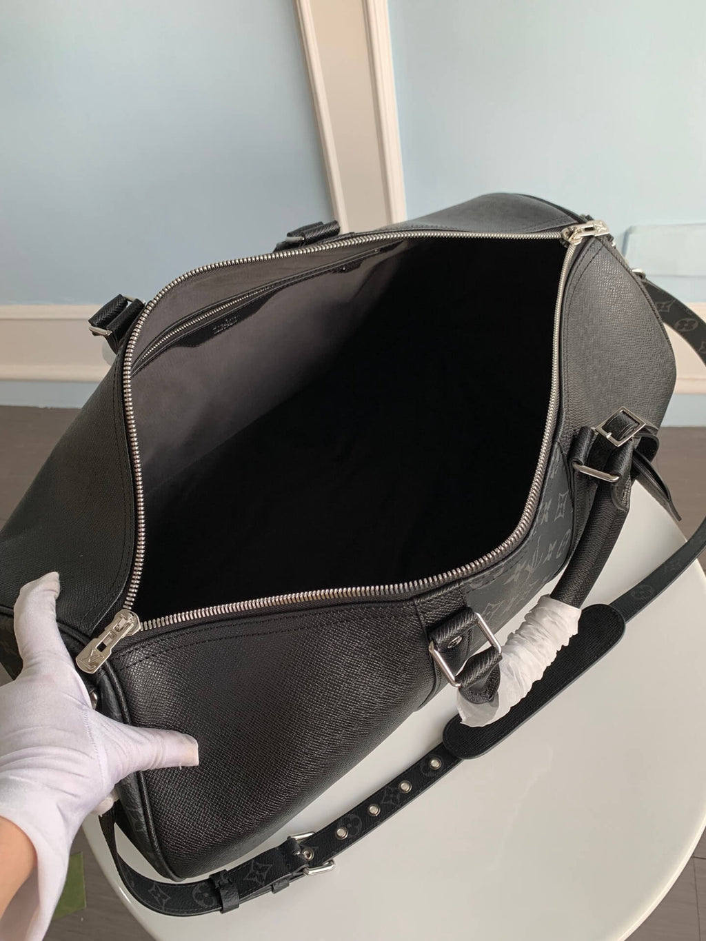 M30235 KEEPALL 45 black Travel bag 45CN monogram