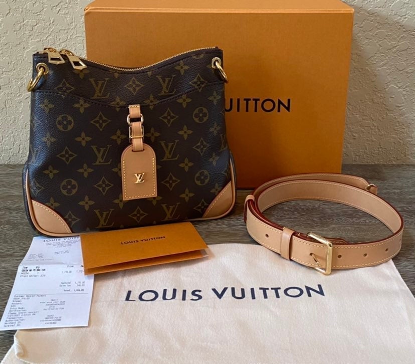 Louis Vuitton Odéon PM Monogram Canvas Natural For Fall-Winter,  Shoulder And CrossBody Bags 11in/28cm Louis Vuitton M45354