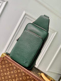 M41719 Avenue Taïga blackish green man bag 20cm