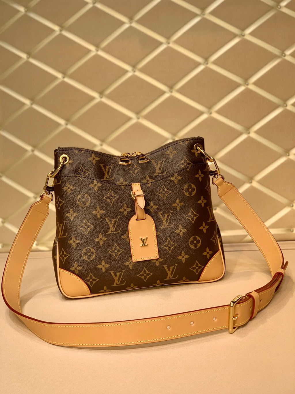 M45354 ODÉON Monogram shoulder bag 28cm Khaki