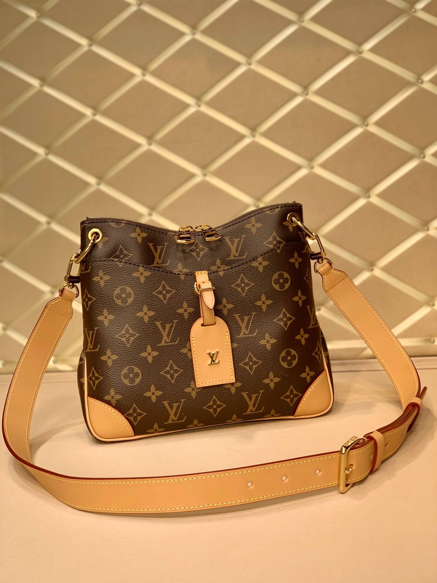 M45354 ODÉON Monogram shoulder bag 28cm Khaki