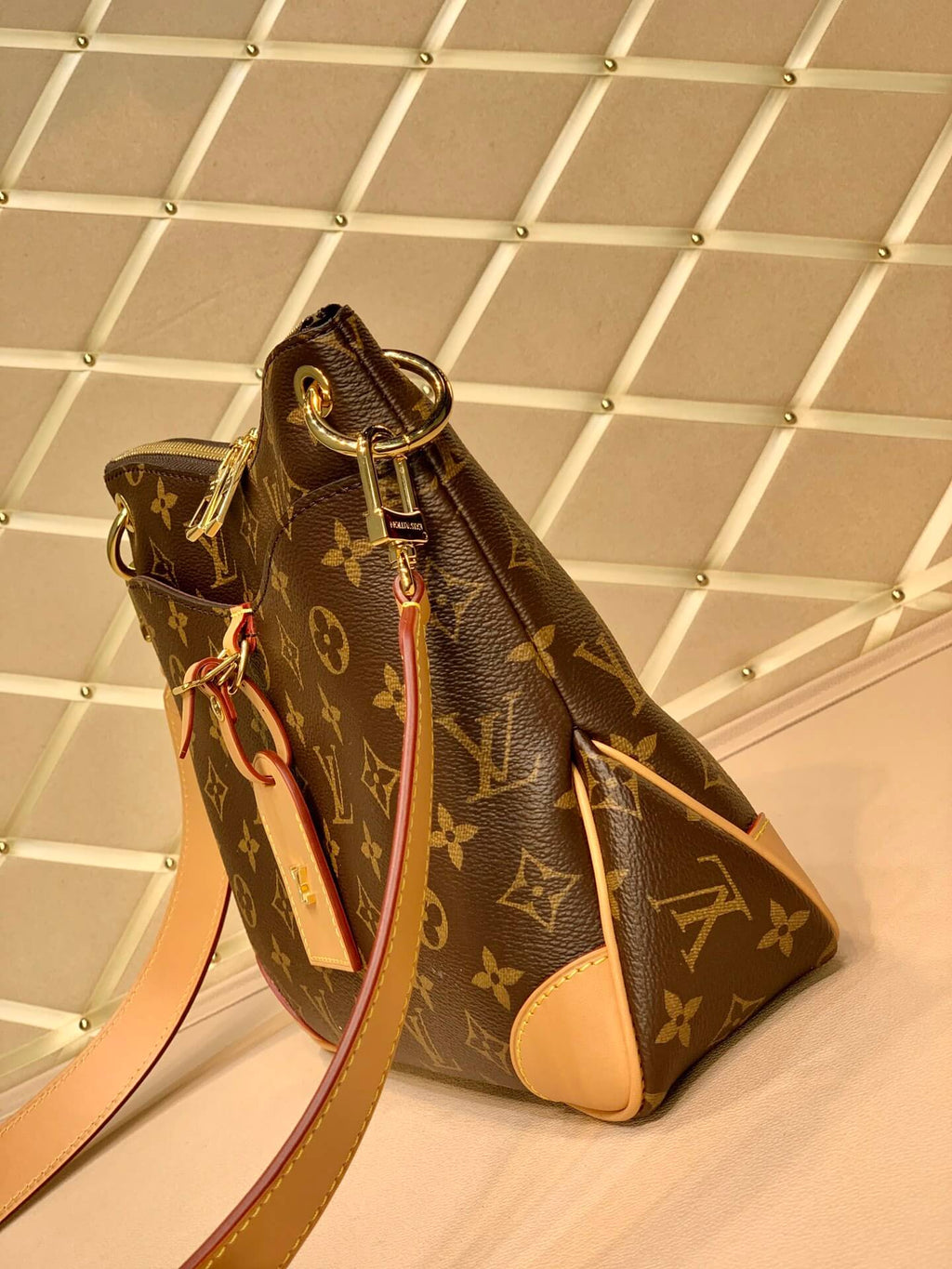 M45354 ODÉON Monogram shoulder bag 28cm Khaki