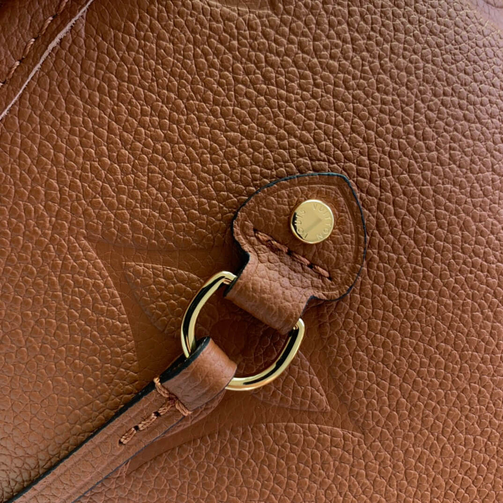 M45684 NEVERFULL MM brown embossed Monogram Empreinte 32cm