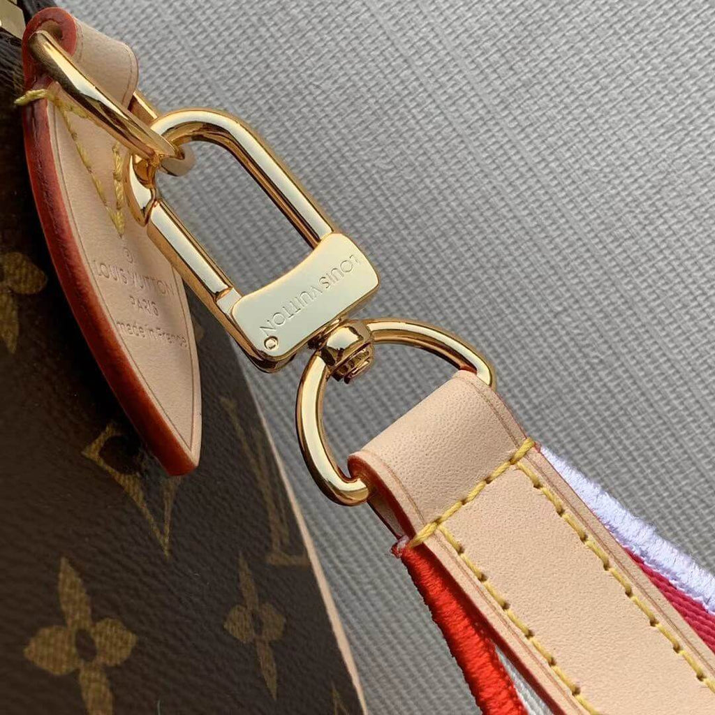 M45948 Speedy Bandouliere 20 Bag monogram real leather trim rose red
