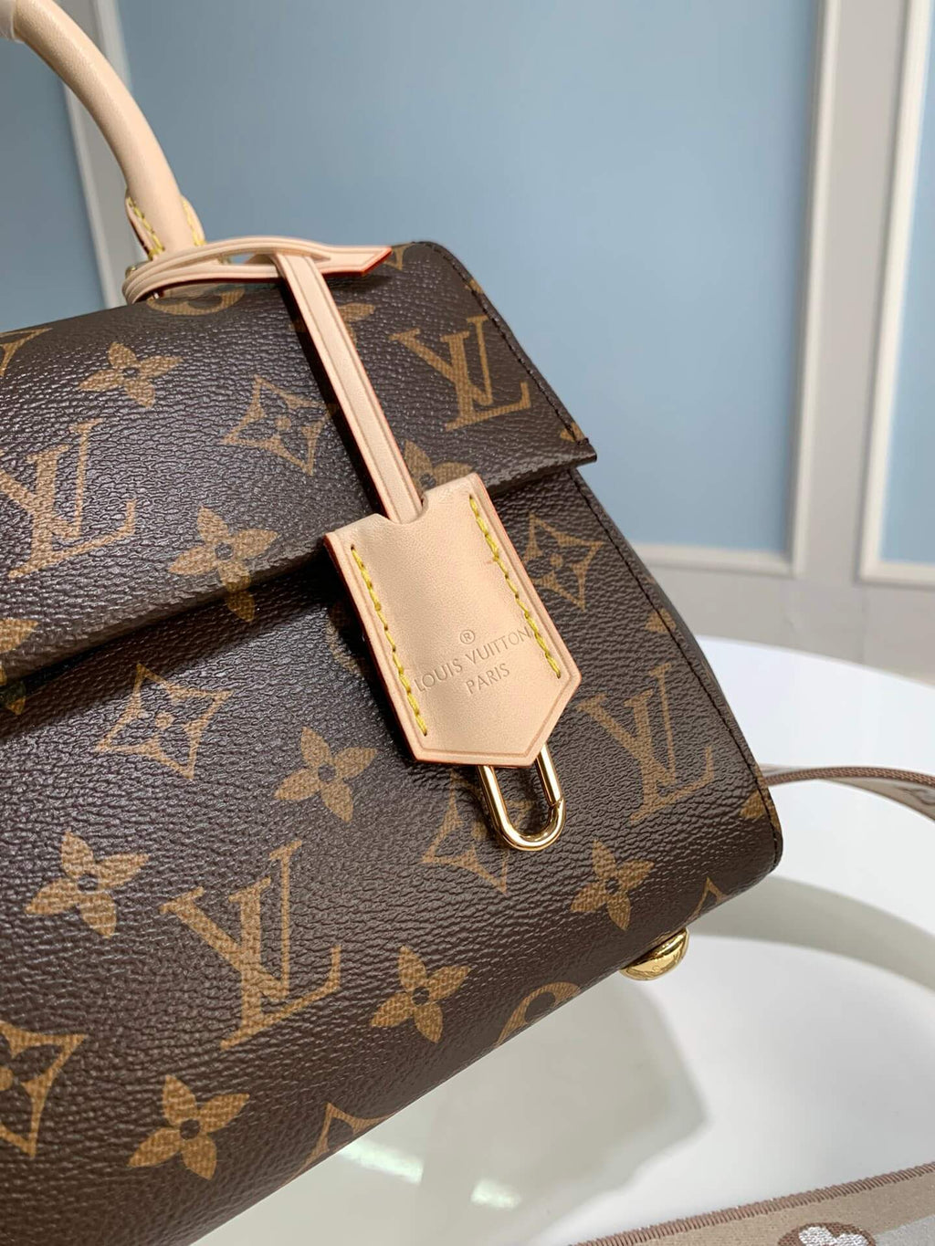 M46054 CLUNY MM Handbag Monogram 32cm Free shipping