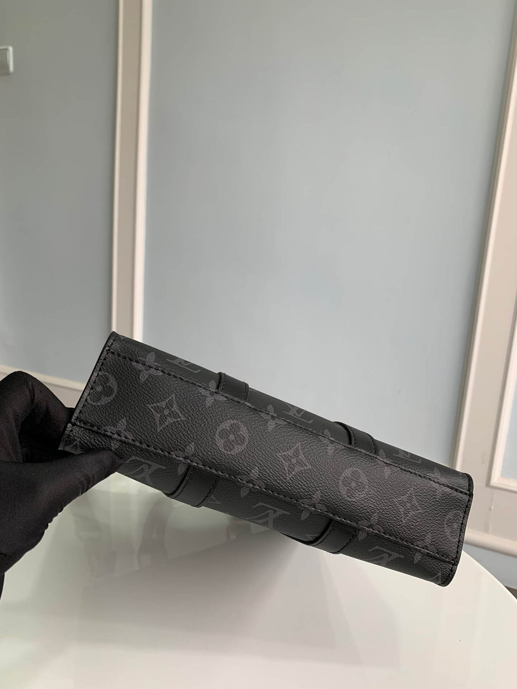 M46098 SAC PLAT PM Handbag Monogram Chess 26cm black