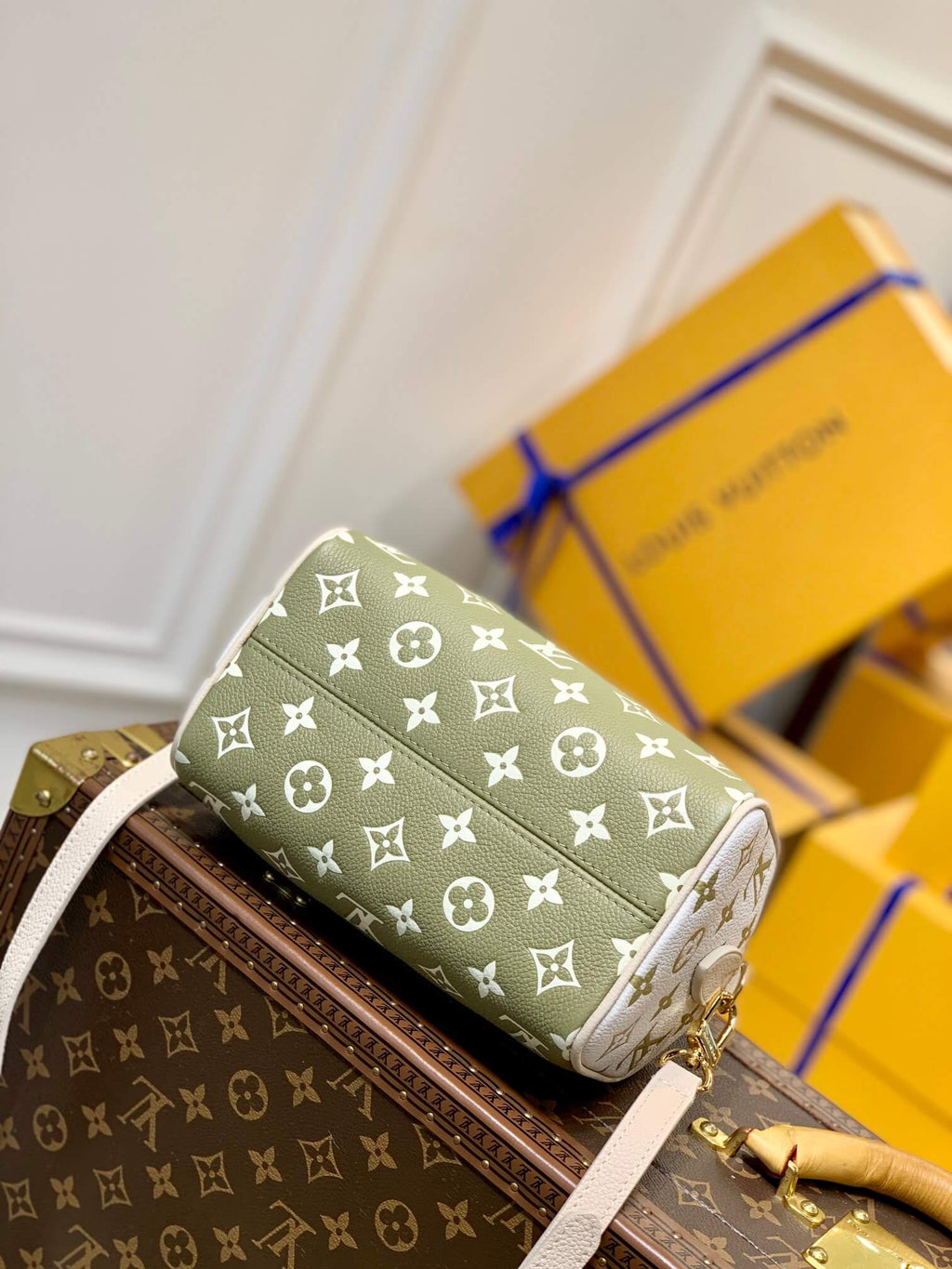 M46118 Speedy Bandoulière 20 Monogram Empreinte green