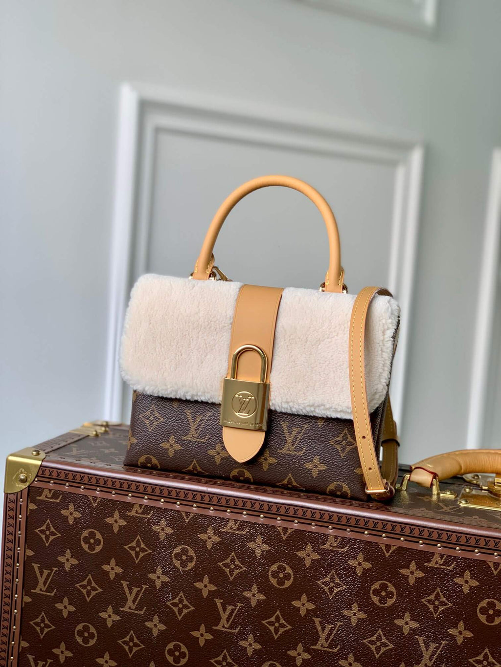M46318 Locky BB Cashmere Monogram 21cm brown