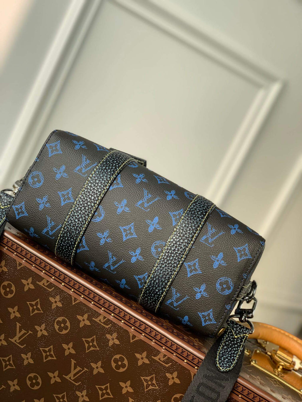 M46339 City Keell Monogram Bandana 27CM Misty Blue