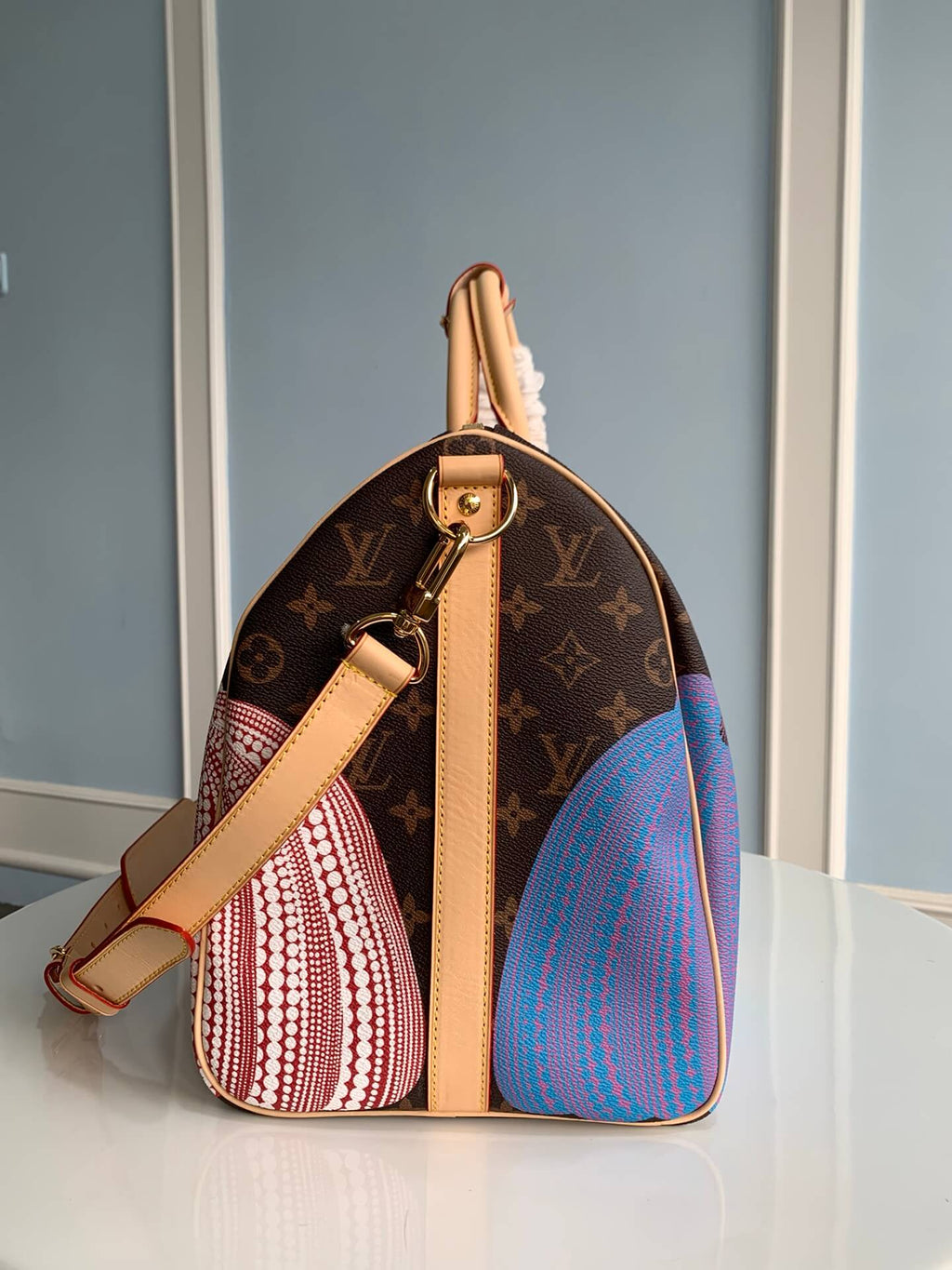 M46471 x YK KEEPALL Bandoulière 45 Monogram COWHIDE/ REAL LEATHER
