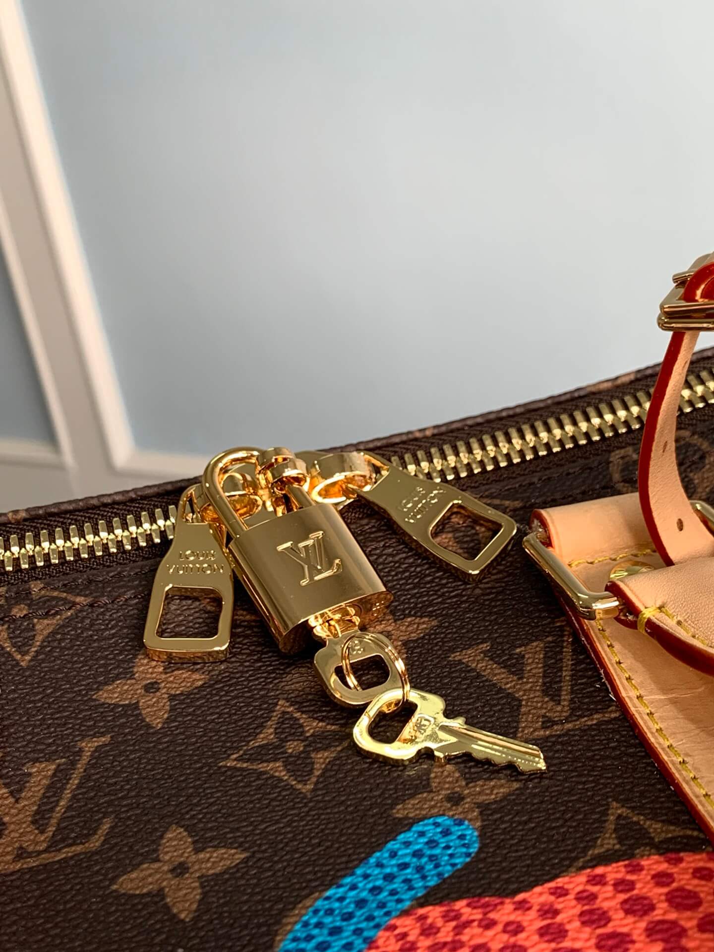 M46471 x YK KEEPALL Bandoulière 45 Monogram COWHIDE/ REAL LEATHER