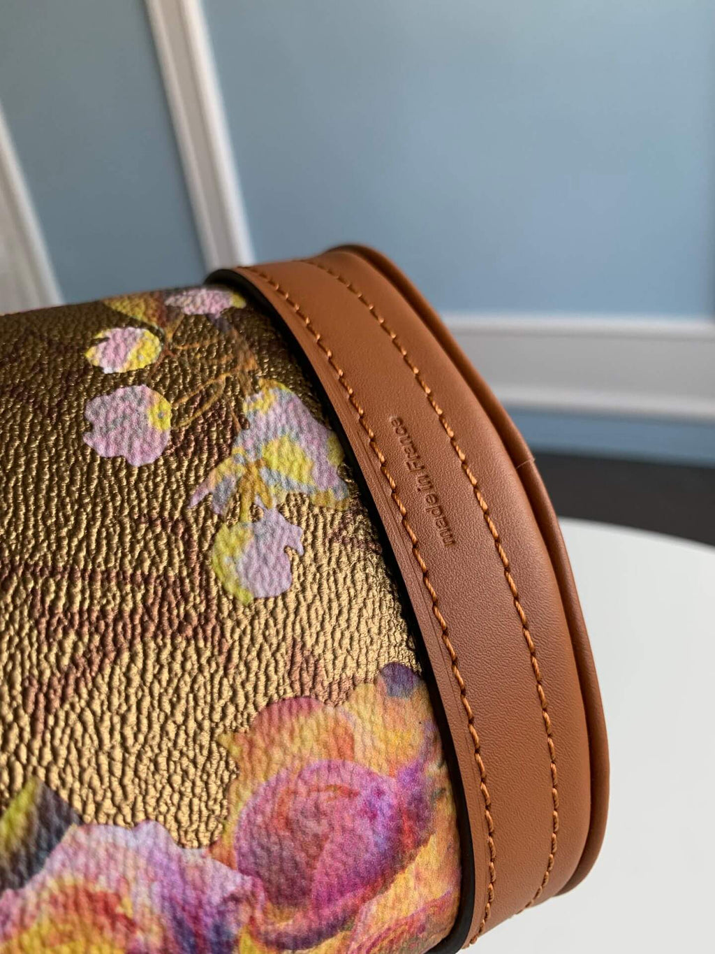 M81724 Nano Bucket Garden Monogram 13cm brown