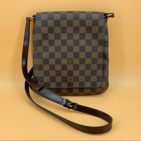 LOUIS VUITTON Damier Ebene M1:1 Reptte Salsa Bag