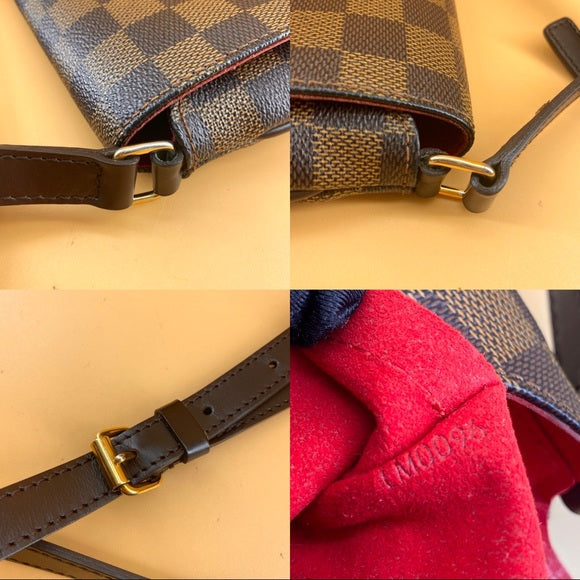LOUIS VUITTON Damier Ebene M1:1 Reptte Salsa Bag