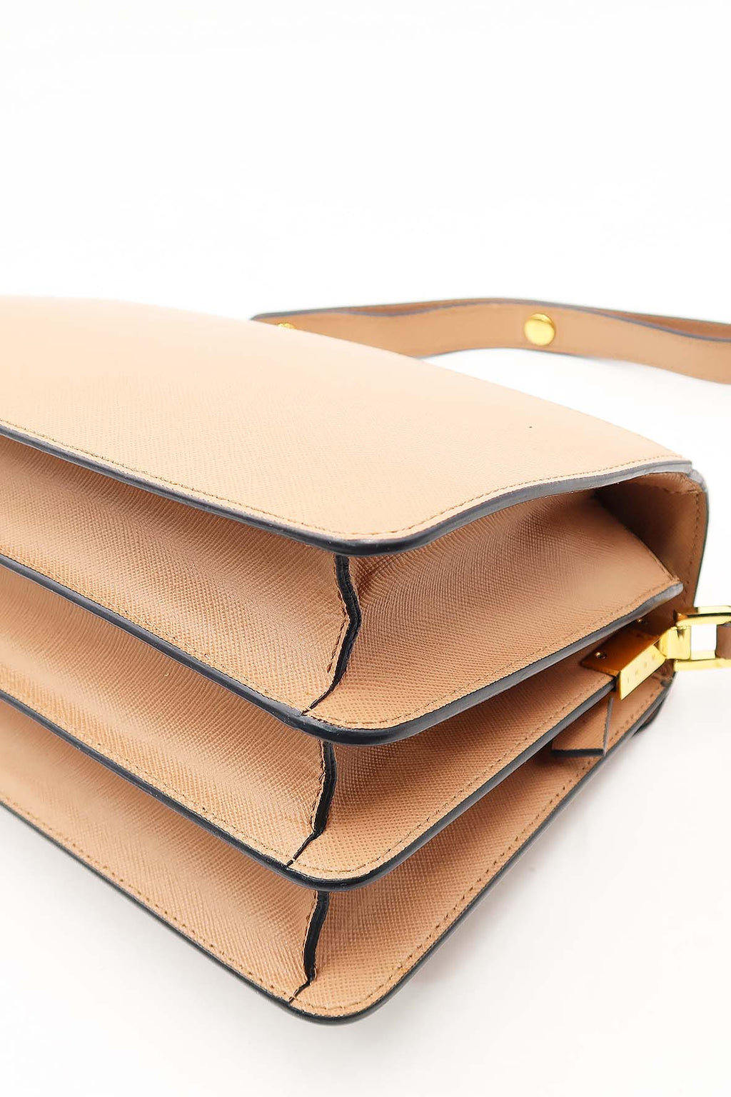 Trunk Medium Shoulder Bag Nude