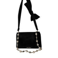 Miu Miu Crystal Pearls VeLouis Vuittonet Shoulder Bag