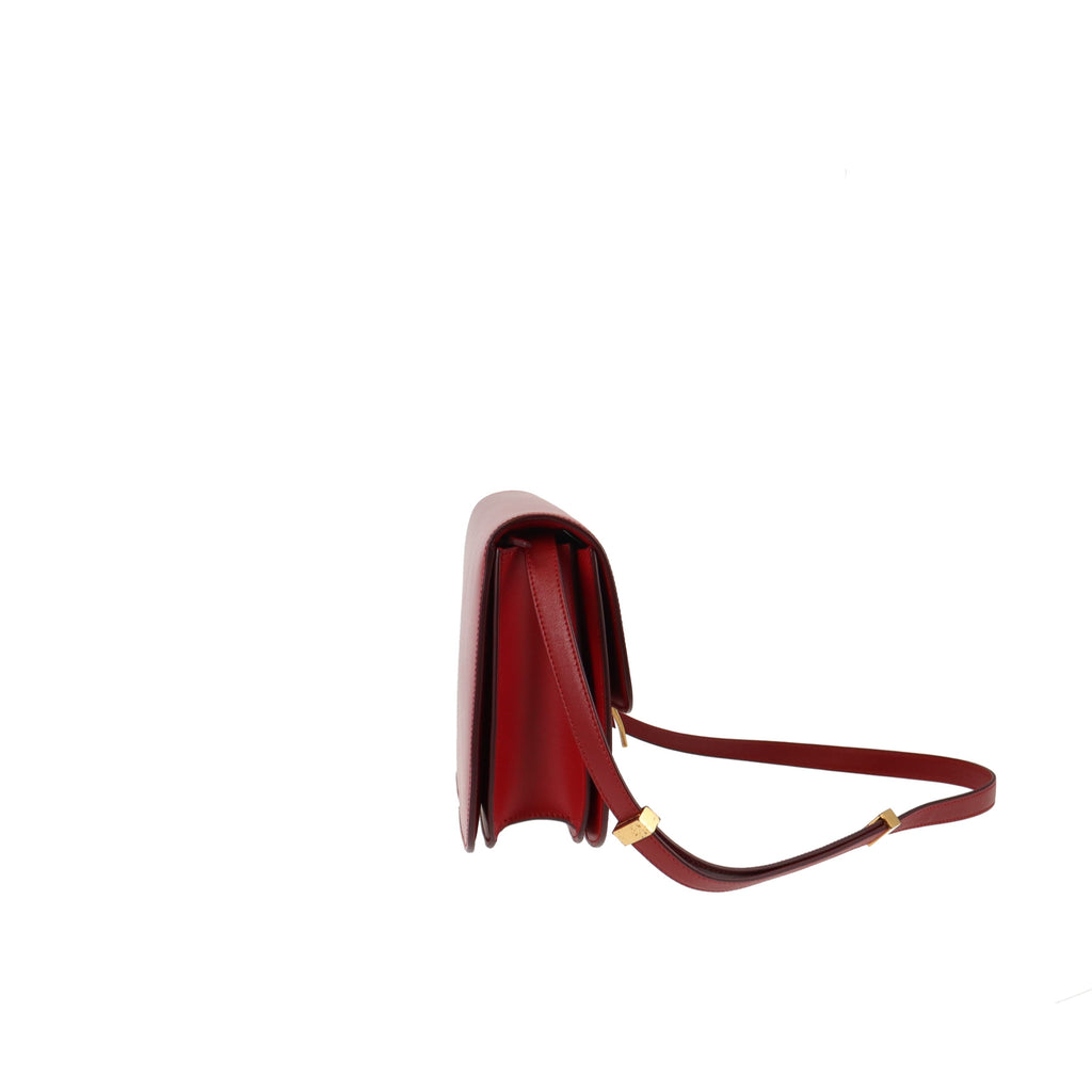 Celine Medium Classic Bag In Box Calfskin Red GH