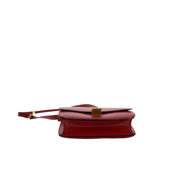 Celine Medium Classic Bag In Box Calfskin Red GH