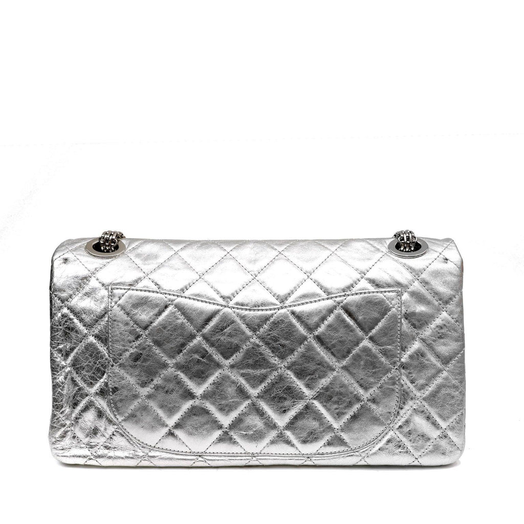 Chanel Metallic SiLouis Vuittoner Maxi Classic Reissue 2.55