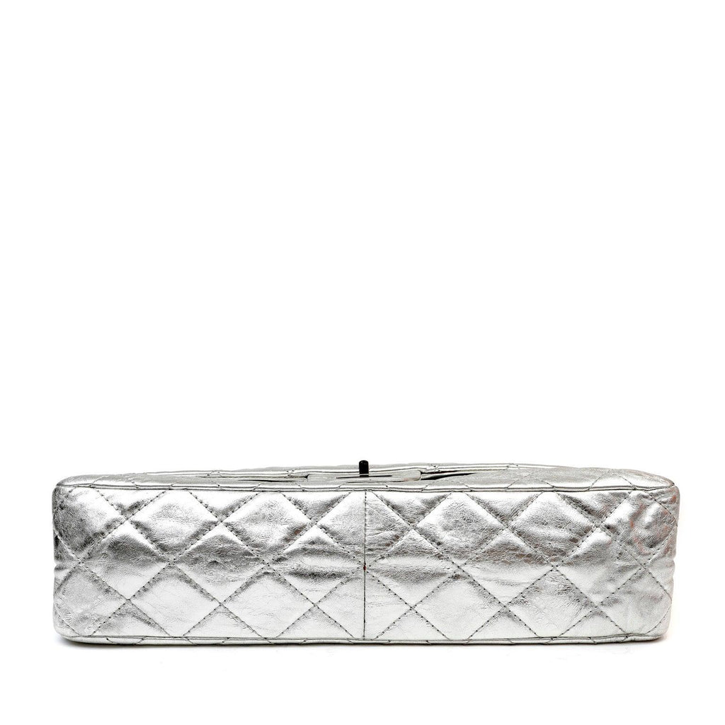 Chanel Metallic SiLouis Vuittoner Maxi Classic Reissue 2.55