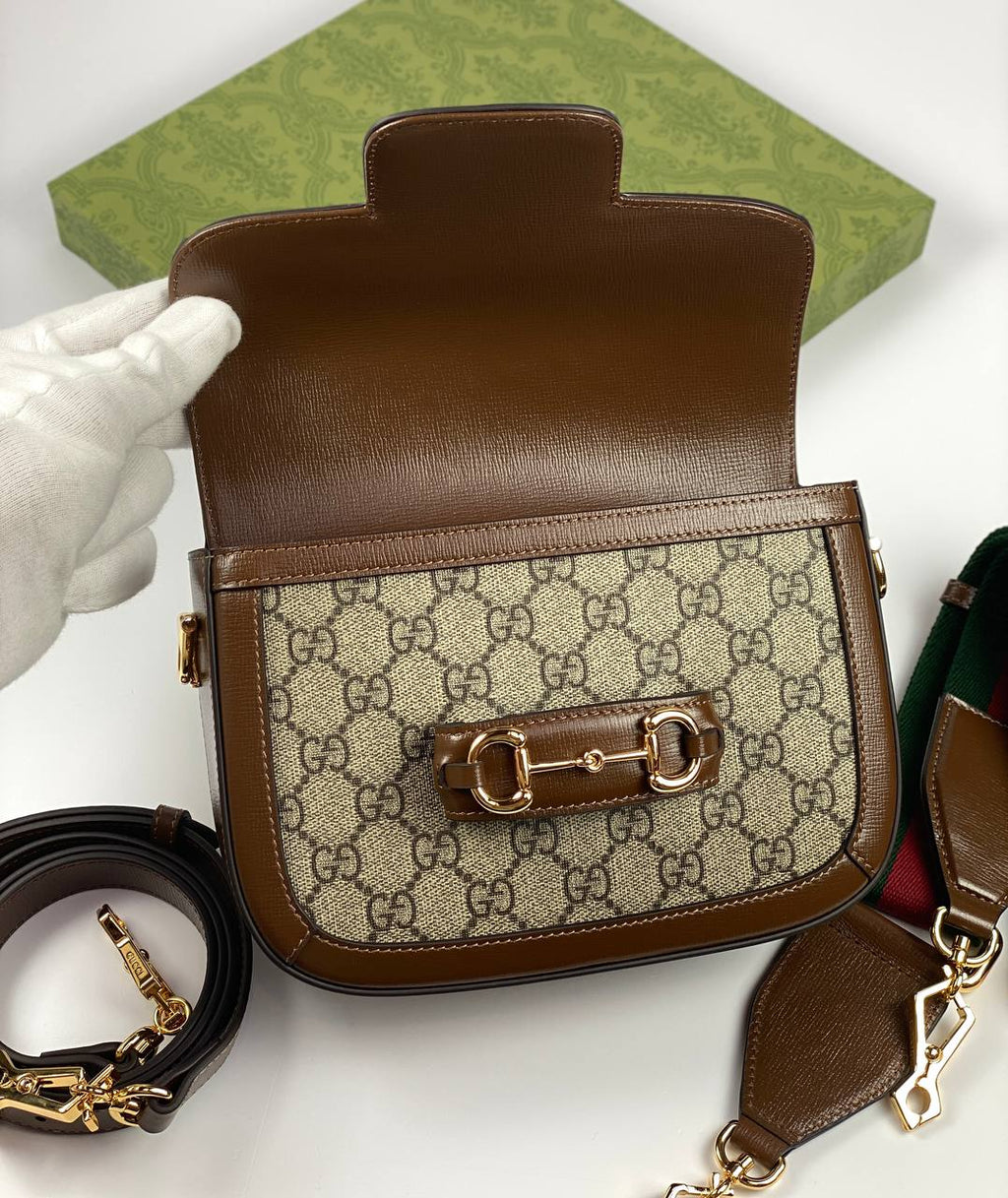 Gucci Horsebit 1955 shoulder bag brown