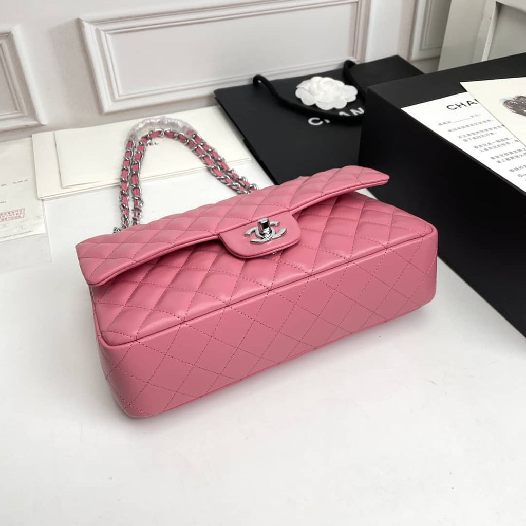 ChanelLarge Classic Handbag SiLouis Vuittoner Hardware PiNike For Women, Women’s Handbags, Shoulder Bags 11.8in/30cm