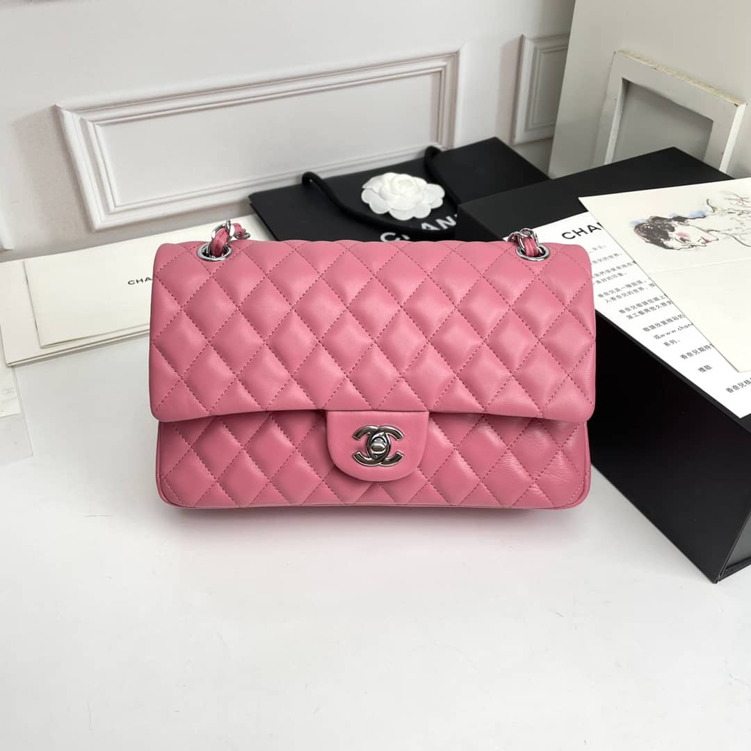 ChanelLarge Classic Handbag SiLouis Vuittoner Hardware PiNike For Women, Women’s Handbags, Shoulder Bags 11.8in/30cm