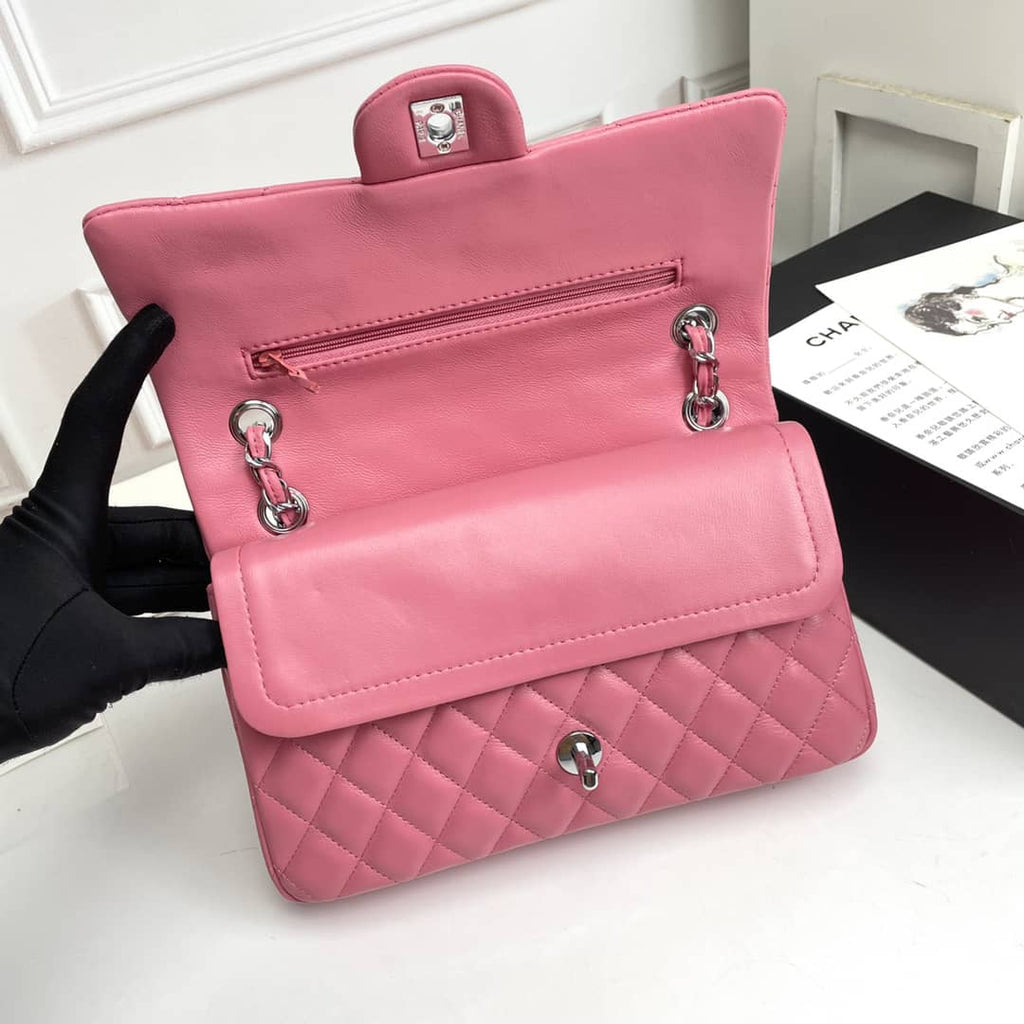 ChanelLarge Classic Handbag SiLouis Vuittoner Hardware PiNike For Women, Women’s Handbags, Shoulder Bags 11.8in/30cm